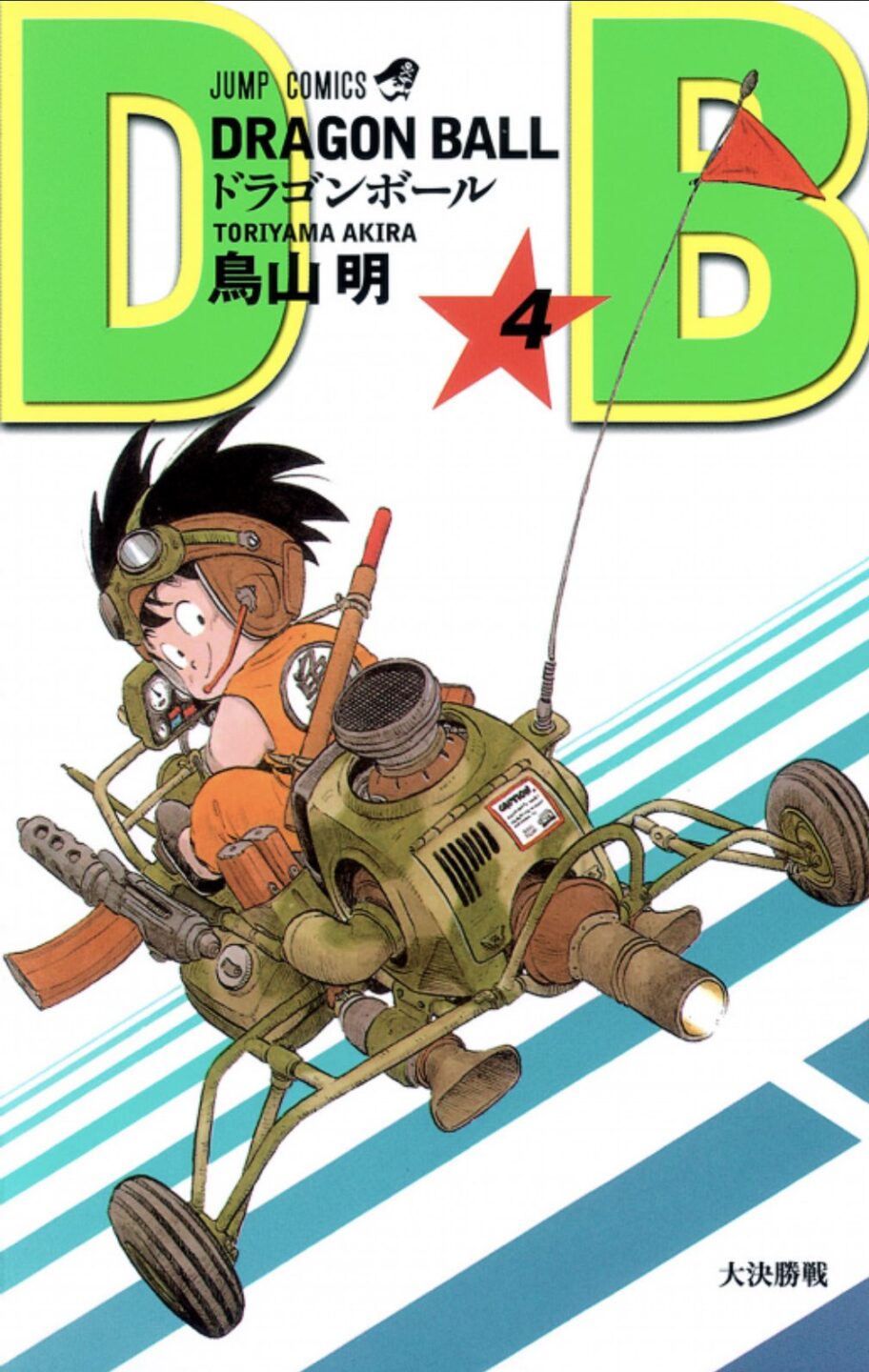 Cover del volume 4 del manga di Dragon Ball