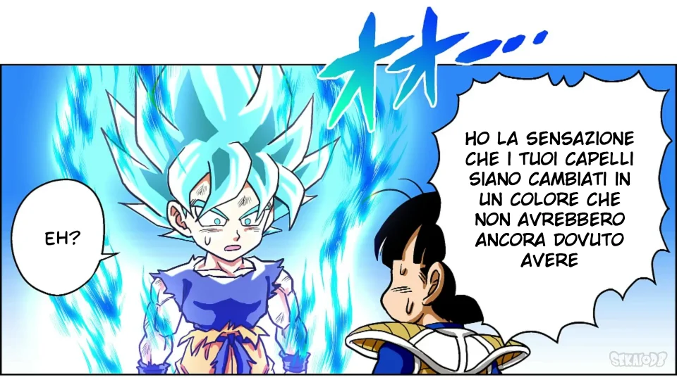 Goku Super Saiyan Blu in Dragon Ball SD