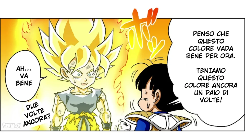 Goku Super Saiyan in Dragon Ball SD