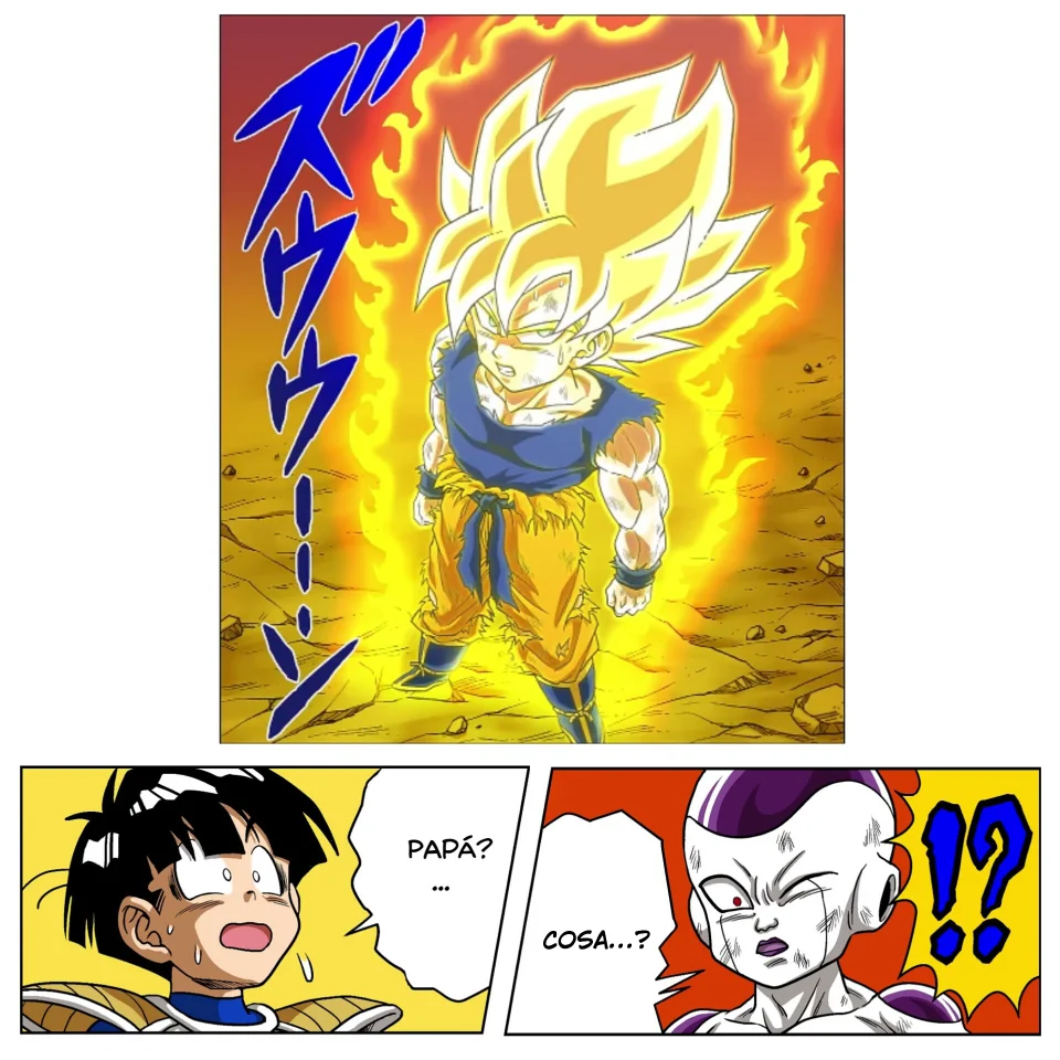 Goku Super Saiyan in Dragon Ball SD